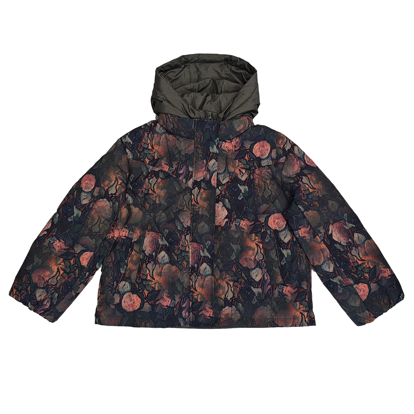 无色无味复古风短款时尚羽绒服女