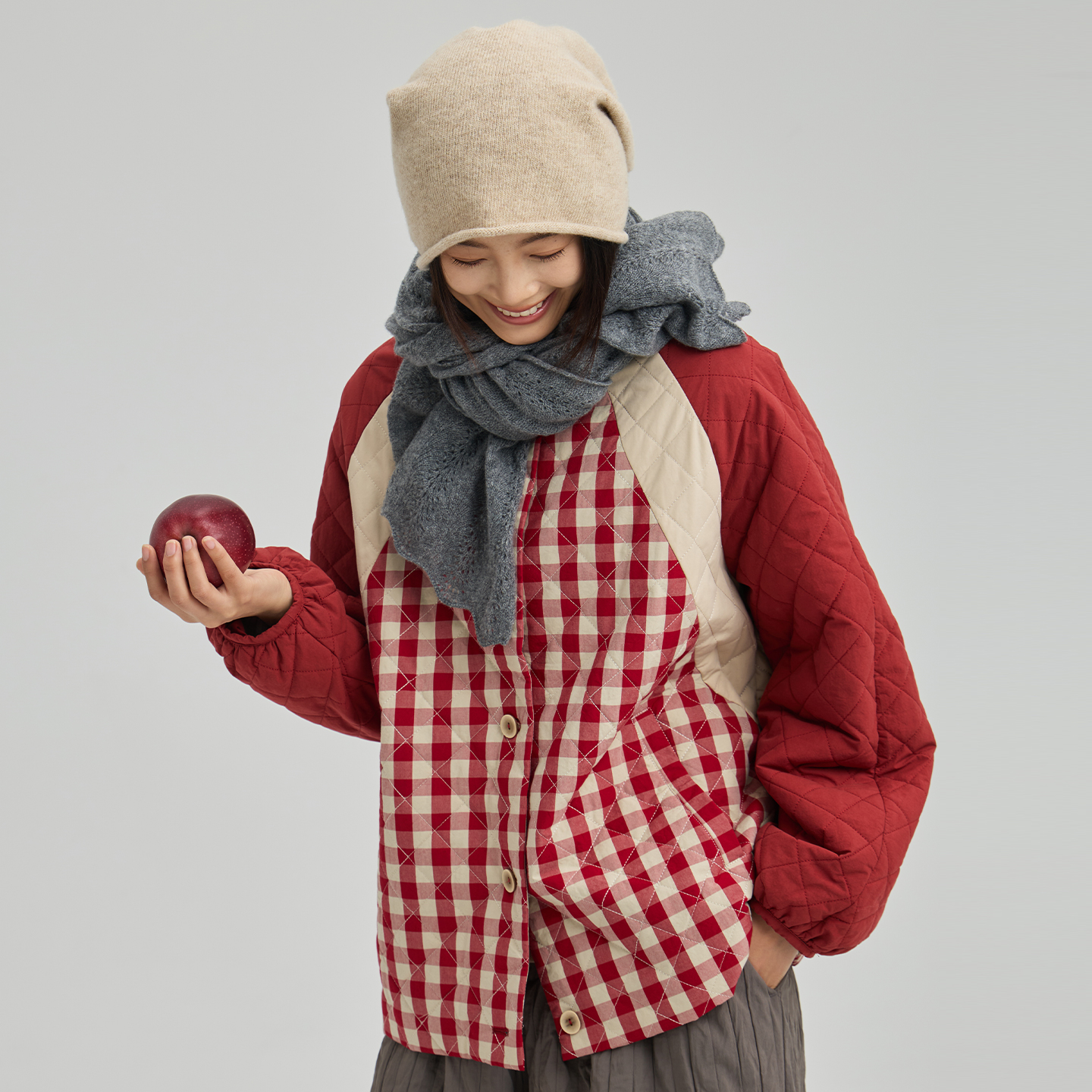 无色无味新款棉服纯棉短款外套女