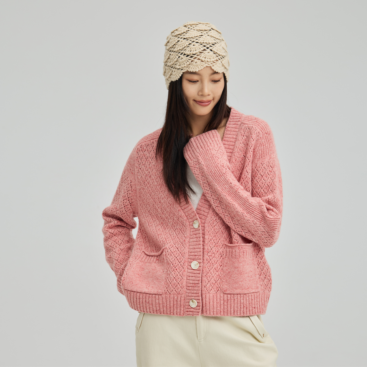 无色无味2025新款毛衣开衫外套女