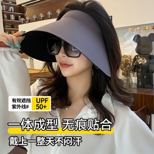 语瞳防晒jck【灯罩防晒帽大帽檐防晒防紫外线骑车环式可折叠空顶