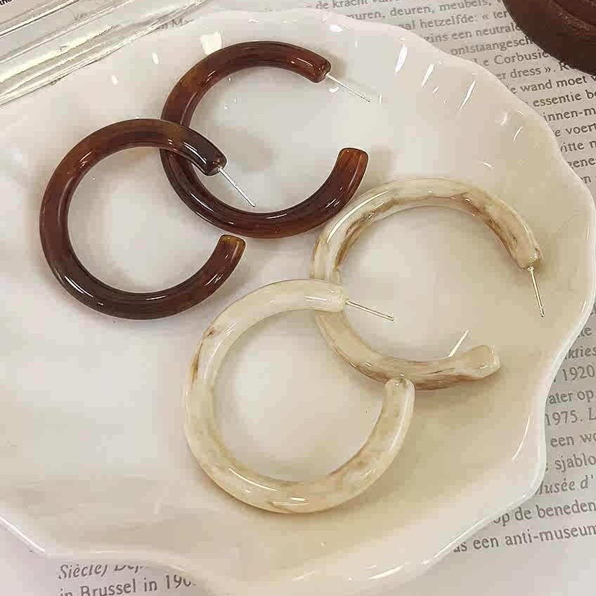 韩国东大门树脂冷淡风耳