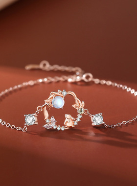 S925兔子手链女生款高级感