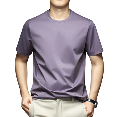CTSM男士短袖高端纯色T恤