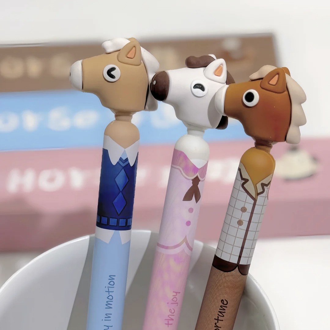 KACO马年限定灵悦创意中性笔HORSE好事发生学生刷题黑色签字笔0.5,文具电教/文化用品/商务用品,中性笔,淘宝优惠券,粉丝福利购,淘宝优惠卷