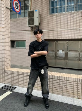 CAXx马毛指虎火机挂饰钥匙扣（由马毛皮加牛皮加麂皮贴合）头层马毛皮火机套