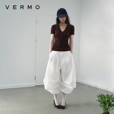 VERMO轻透弯膝运动裤