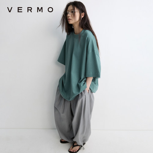 VERMO经典大廓形全棉T恤