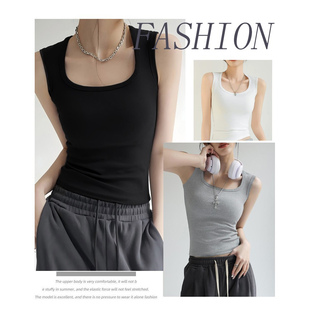 吊带背心女内搭外穿遮副乳工字纯色宽肩带打底上衣 逸凡2026春夏季