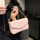 百搭ins夏季 新款 2025年小众粉色包包女简约百搭手提包斜挎小方包
