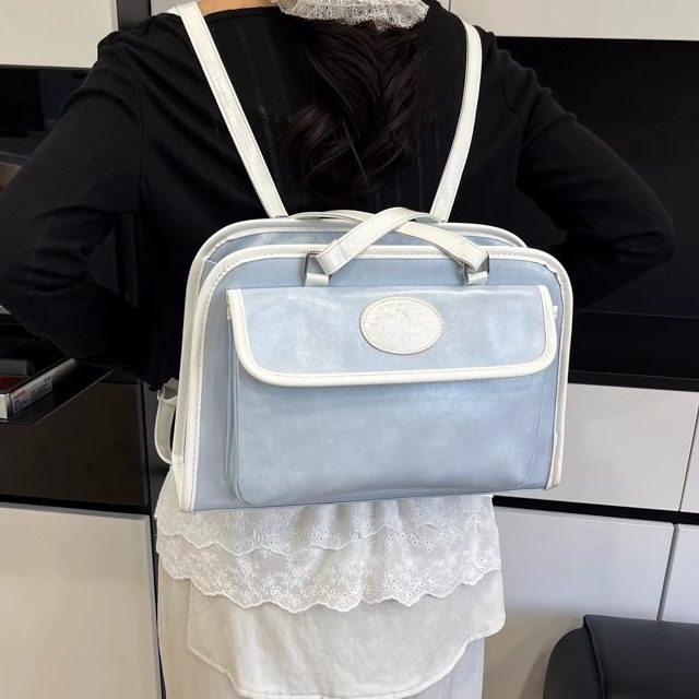 小众设计2025新款双肩包包女托特腋下包大容量通勤单肩斜挎公文包,箱包皮具/热销女包/男包,双肩背包,淘宝优惠券,粉丝福利购,淘宝优惠卷