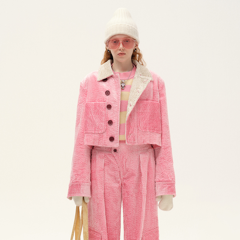 NMORE复古风灯芯绒外套