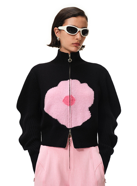 N·MORE设计师品牌 秋冬造型袖设计感毛衣内搭可外穿针织开衫外套