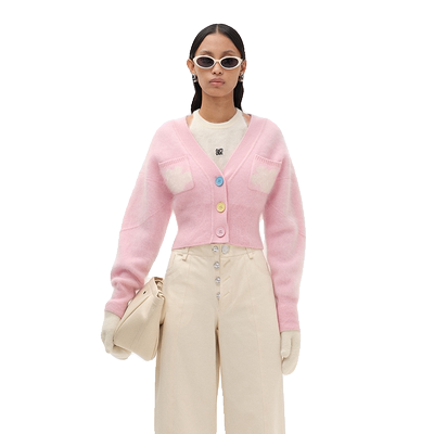 羊绒衫N·MORE口袋花朵