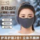 保暖口罩耳罩防风防寒骑行面罩不起雾 全脸防护冬季 加绒加厚