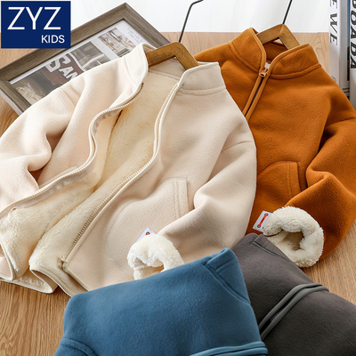 男童冬季加绒外套加厚保暖防风潮