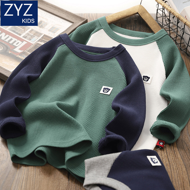 男童秋季时尚卫衣2025新款儿童潮