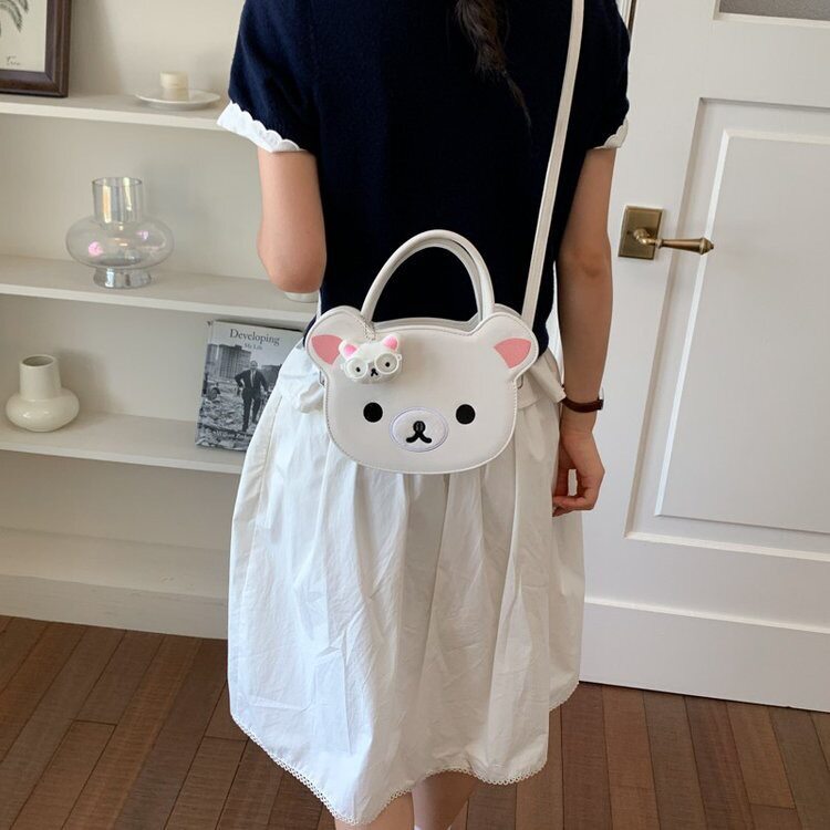 可爱小熊日系手提斜挎女包