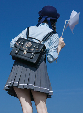 日系jk制服包双肩校供女学生书包大容量背包高级感原创剑桥邮差包