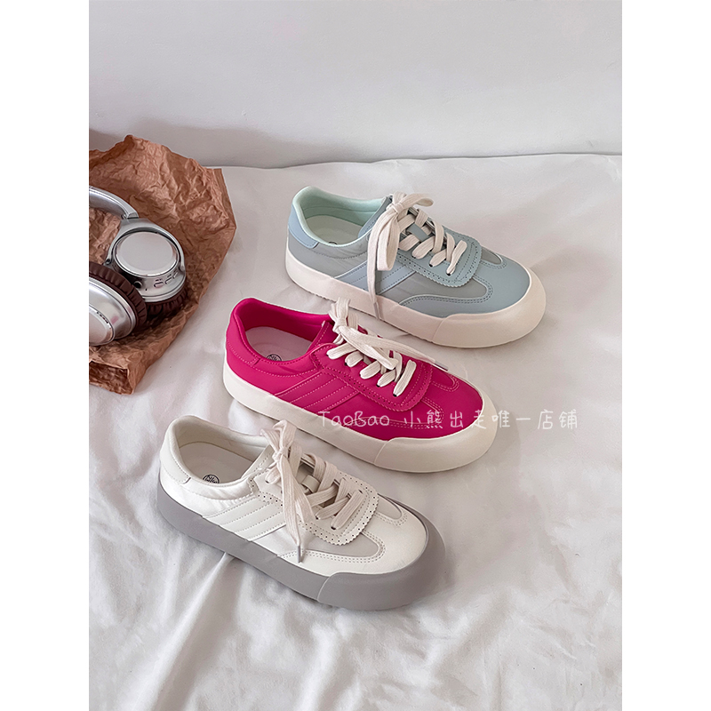 小熊出走芭蕾风增高软底德训鞋