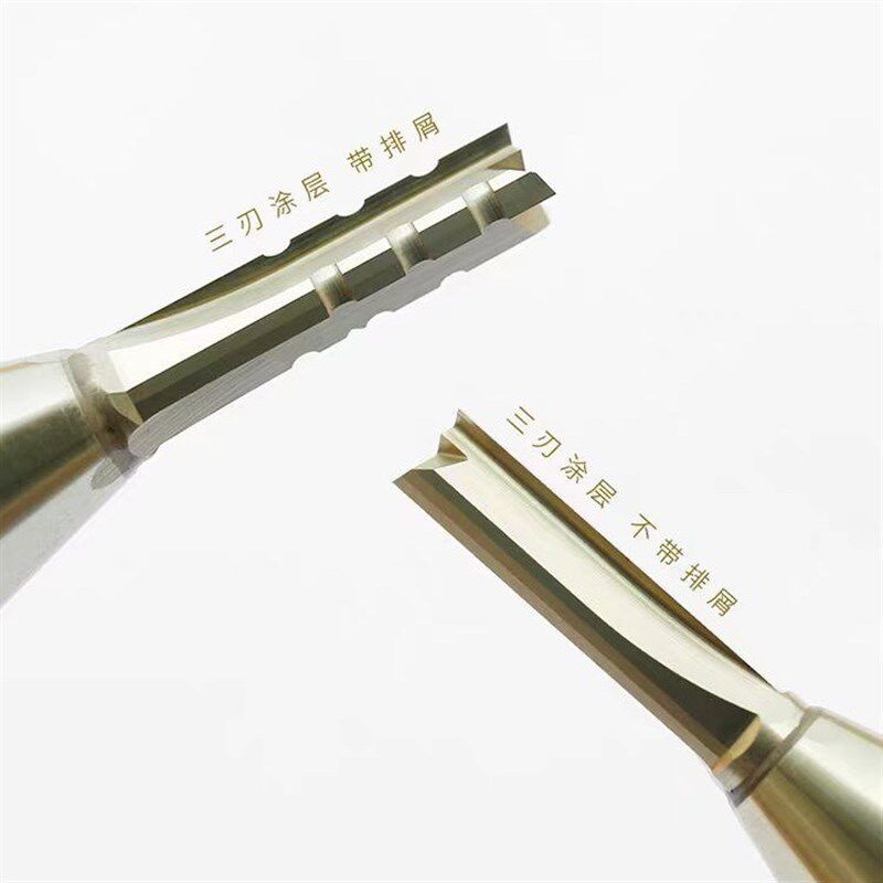 KWS三刃开料刀四刃开料刀数控雕刻开料机TCTC直刀下料刀打