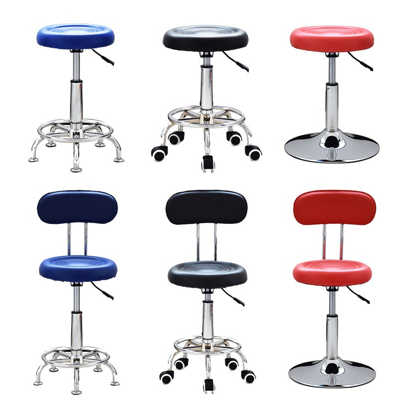 欧式酒吧椅升降旋转吧台凳子高脚前台椅子美容凳理发凳大工椅