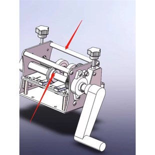 手动迷你手摇封边带封边条分切机无尘切割一分为二无毛刺可手电钻