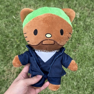 欧美说唱歌手玩偶bootleg凯蒂猫kitty公仔包包挂件饰品
