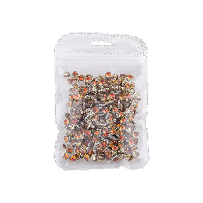 美甲饰品钻石美拉德堆钻K9爆闪尖底钻饰超闪指甲装饰幻彩爱心钻球