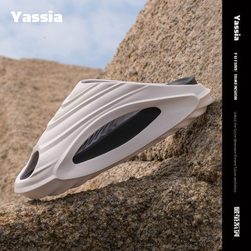 亚束运动拖鞋男士破茧2025新款沙滩户外情侣夏季外穿厚底篮球凉拖