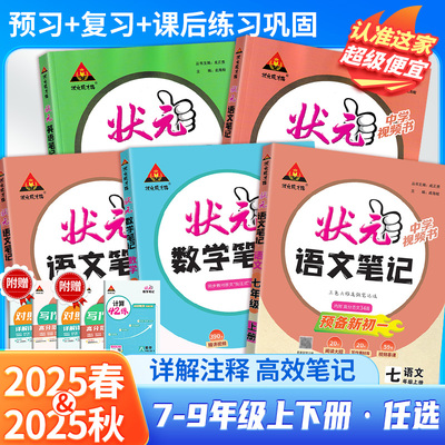 2025秋初中状元笔记语文同步讲解