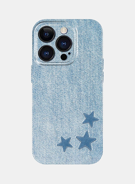 牛仔星星适用苹果17手机壳iPhone16华为p70nova13mate60小米15小众创意opporen13vivox200荣耀300菲林手机壳