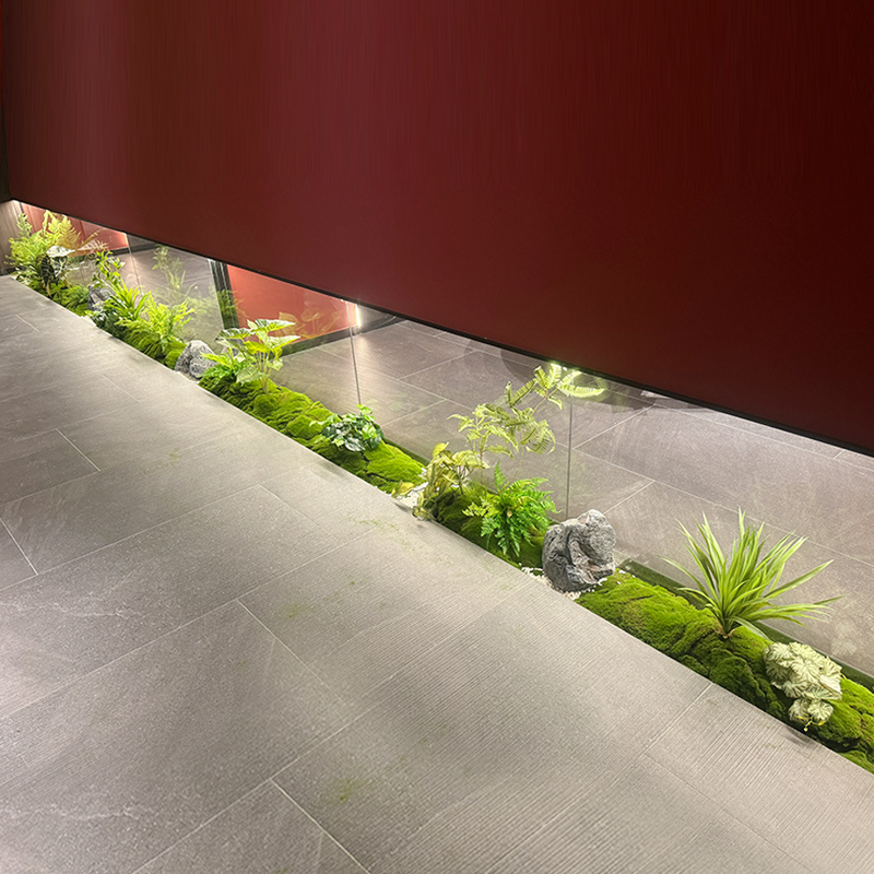 仿真绿植玄关造景展示柜微景观