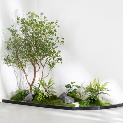 大型仿真马醉木绿植造景定制成品