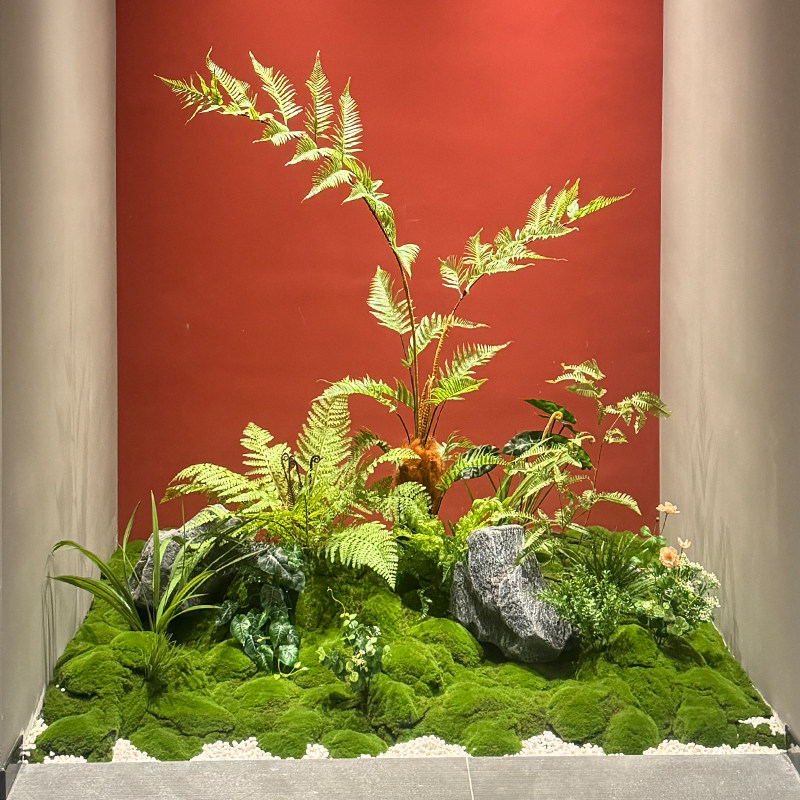 禅意仿真猴头蕨绿植造景入户玄关盆栽装饰转角蕨类植物假树盆景观,鲜花速递/花卉仿真/绿植园艺,仿真绿植,淘宝优惠券,粉丝福利购,淘宝优惠卷