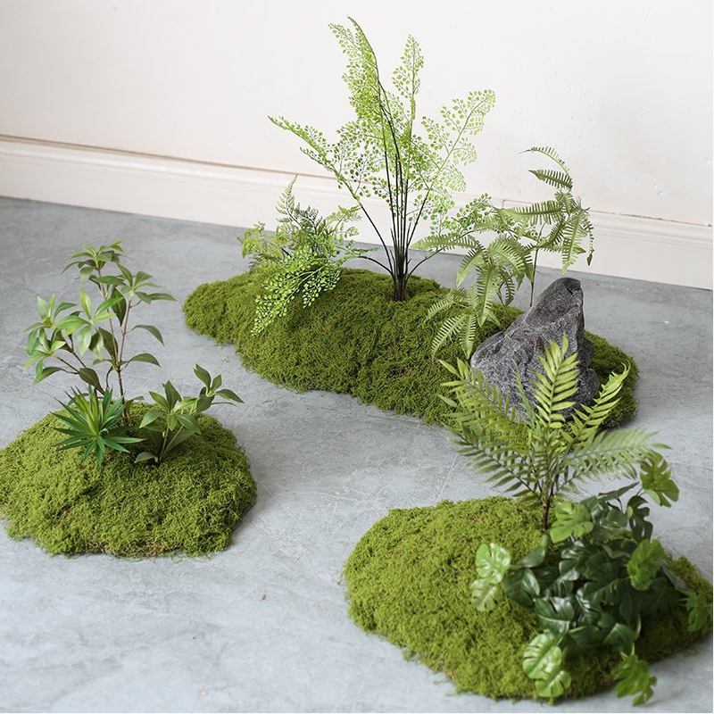 仿真苔藓绿植造景微景观套装布置