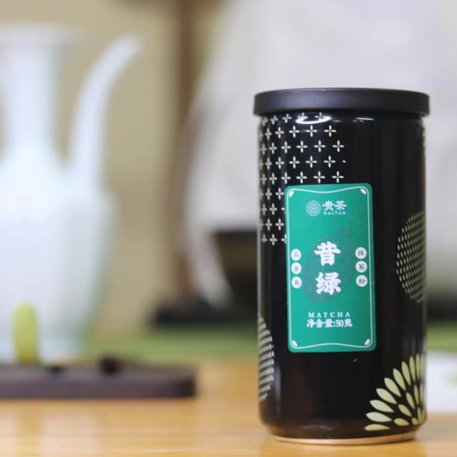 贵茶昔绿抹茶粉点茶健身冲饮茶道私家烘焙奶茶餐饮原料健康美味