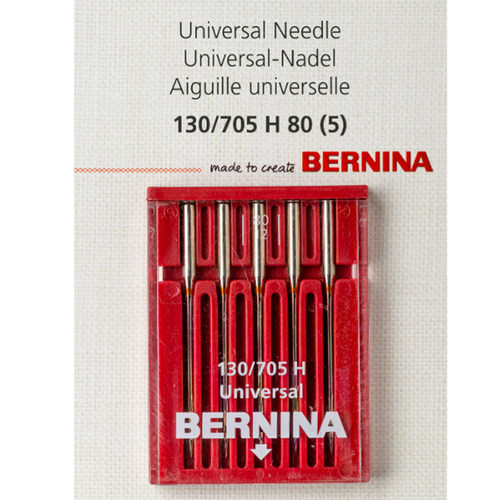 BERNINA贝尔妮娜家用缝纫机标准针同步锁边防跳针缝纫衣针双针