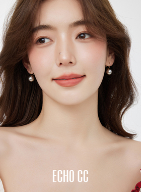 ECHO CC饰品 经典简约高跟鞋小灯泡高级感灰色真多麻施家珍珠耳环