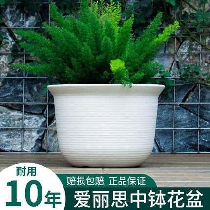 有寻植物爱丽思花盆中钵园艺加仑植物控根创意盆树脂仿陶瓷塑料大