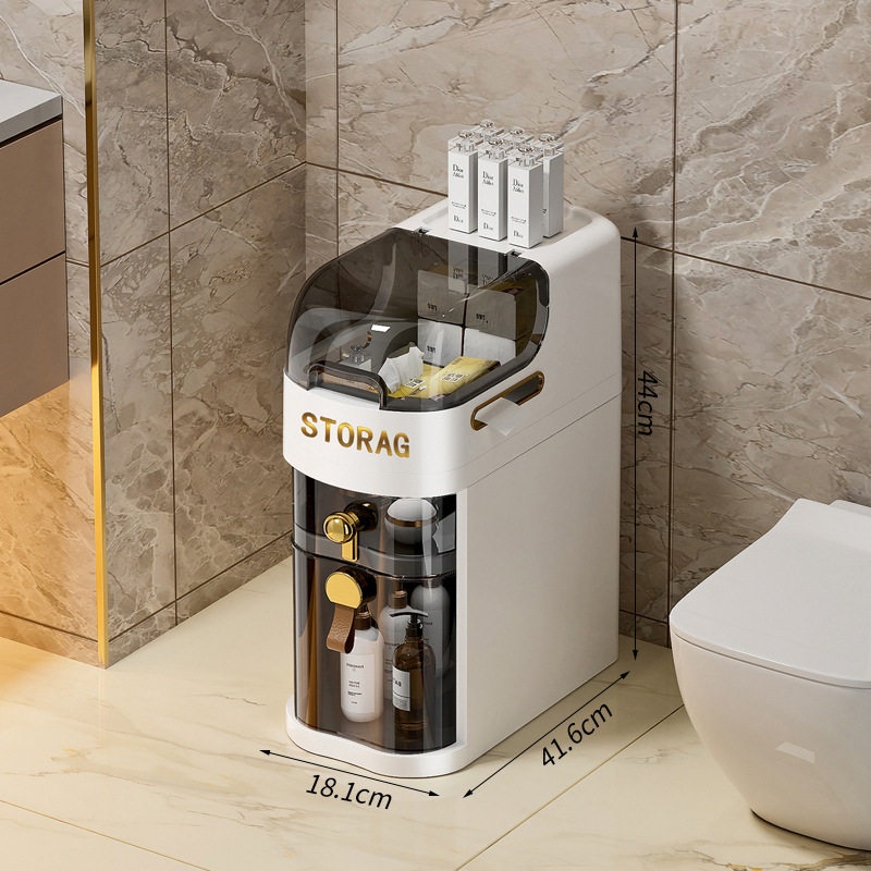 卫生间厕所置物架收纳柜塑料收纳盒多功能壁挂多层缝隙抽屉边架挂,收纳整理,缝隙柜,淘宝优惠券,粉丝福利购,淘宝优惠卷