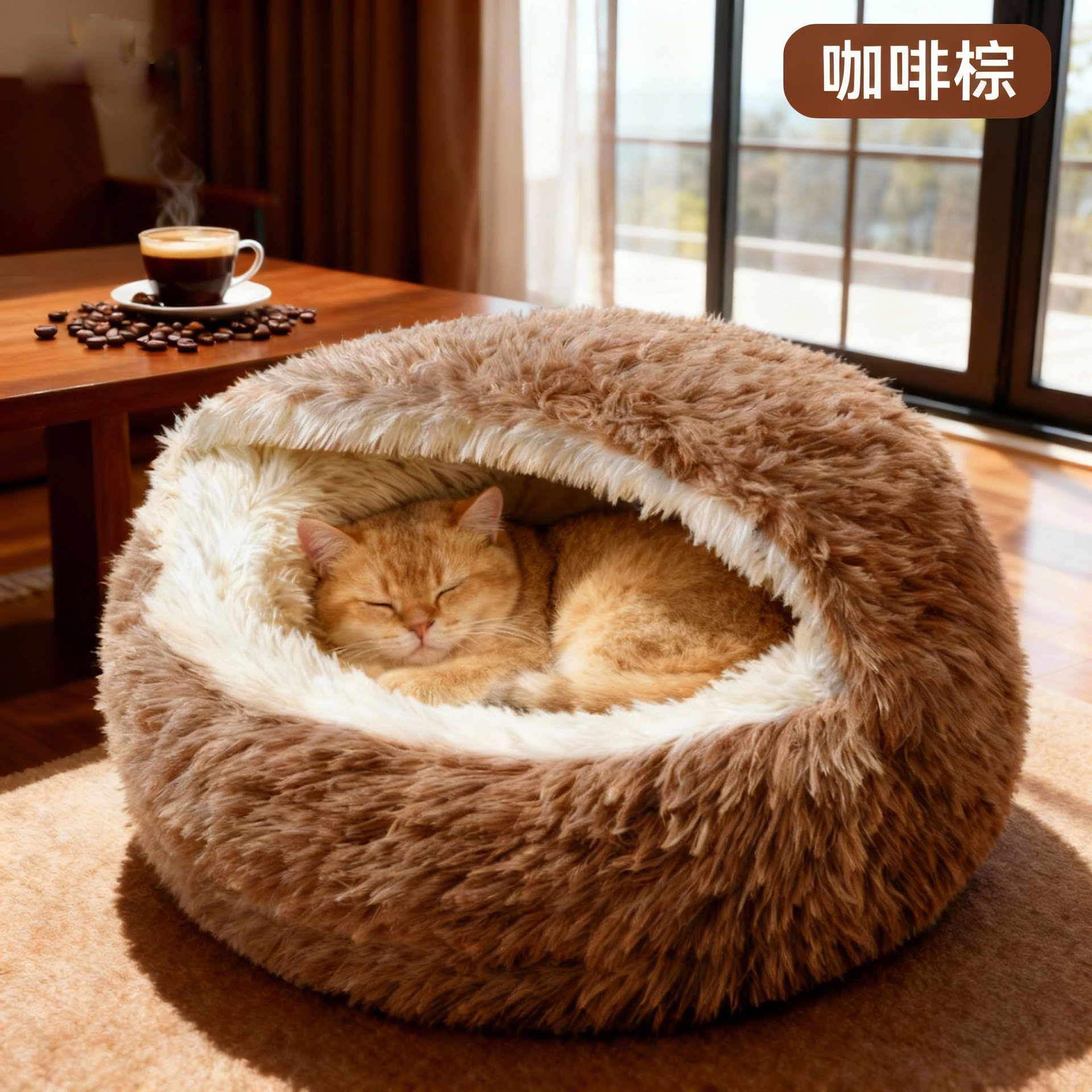 猫窝垫高通用新款超大狗垫大型犬狗窝防滑新式冬天式半封闭咪毛绒,宠物/宠物食品及用品,猫窝/屋/帐篷/沙发,淘宝优惠券,粉丝福利购,淘宝优惠卷