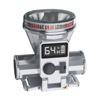 头戴式头灯便携专用2025新款感应头灯头带续航光感充电式超长夹灯