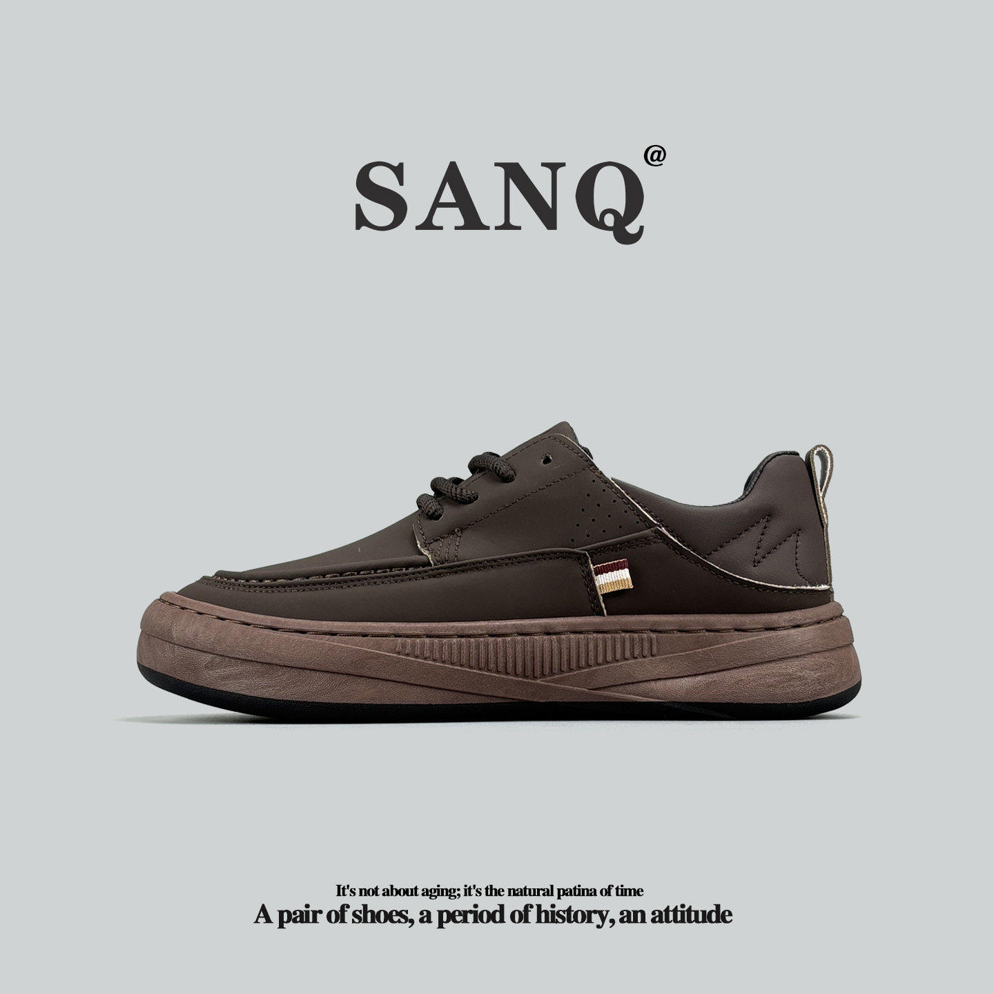 高端美国单外贸老钱风男鞋美式复古潮鞋防水通勤板鞋男时尚休闲鞋,流行男鞋,时尚休闲鞋,淘宝优惠券,粉丝福利购,淘宝优惠卷