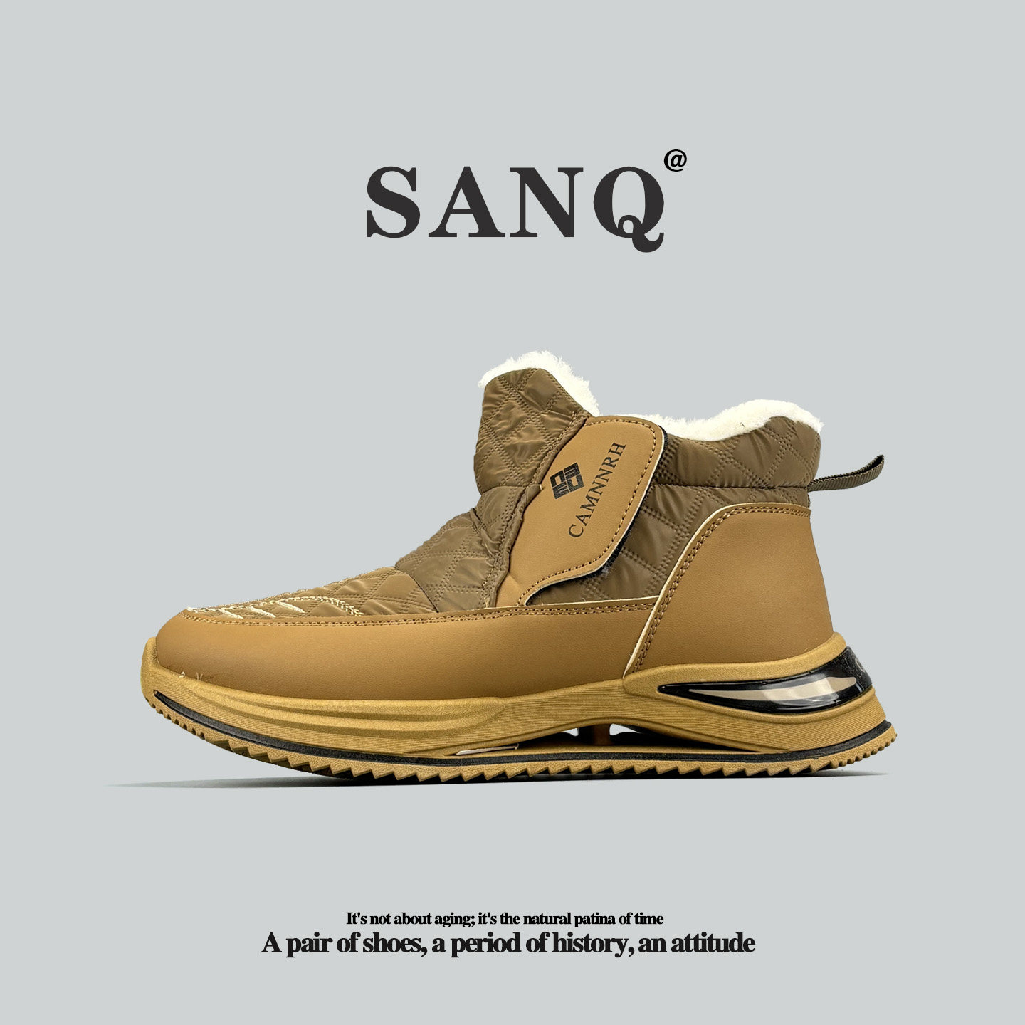 外贸美国单雪地靴加绒防水高帮棉鞋美式切尔西靴冬季保暖抗寒棉靴,流行男鞋,时尚雪地靴,淘宝优惠券,粉丝福利购,淘宝优惠卷