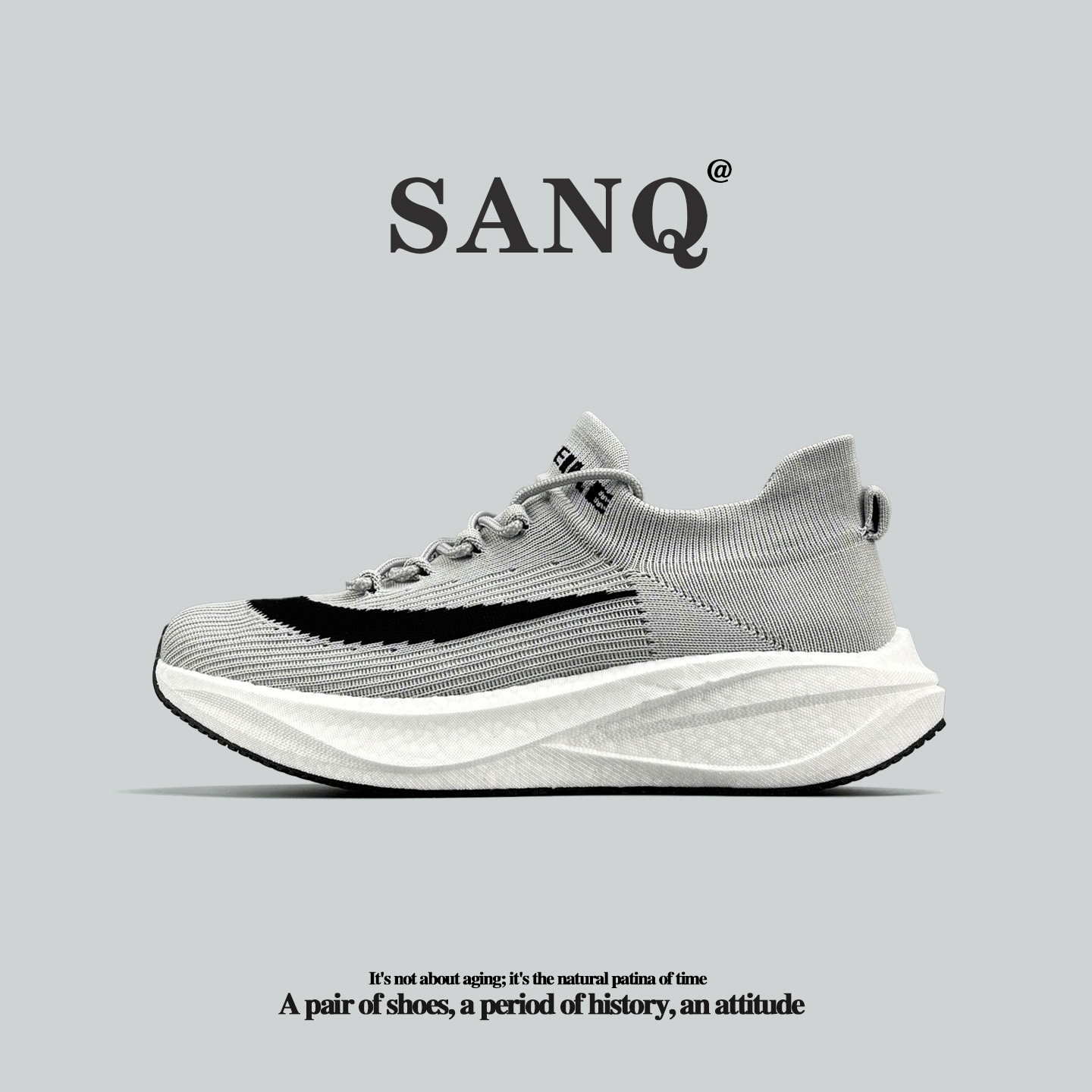 高端出口美国单外贸网布鞋软底弹力网布鞋情侣款一脚蹬运动慢跑鞋