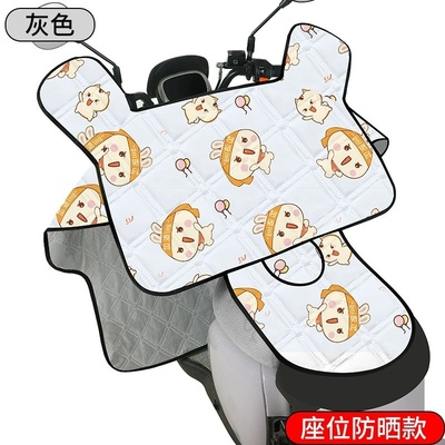 季电动车挡风被双面防水防晒电瓶车摩托车挡风板遮阳薄款春秋