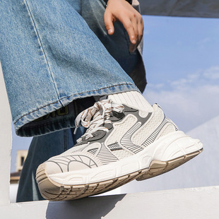 2026情侣网面透气老爹鞋低帮厚底增高休闲男鞋运动跑步鞋YH917代