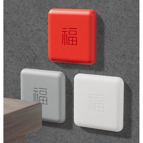 Door Opening撞福免打孔防撞贴福气福字指纹锁防撞垫门把手防居家