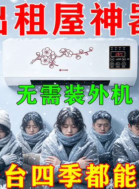 迷你小空调冷风机冷暖两用制冷一体机便携式可移动无需外机免安装