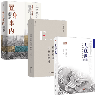 重新理解企业家精神+大衰退+置身事内 辜朝明等 著 经济